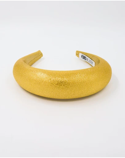 FORD MILLINERY - Kylie Yellow Gold