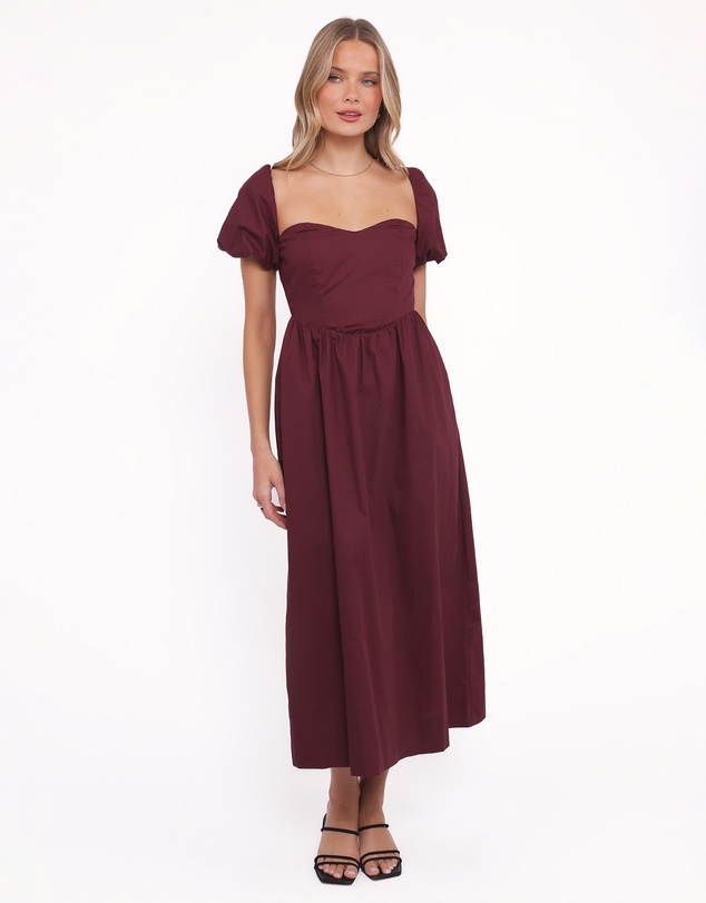 Petal & Pup - Remira Midi Dress - Cherry