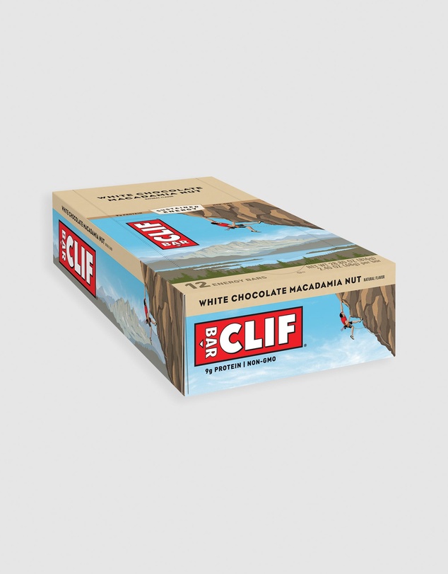 CLIF - White Chocolate Macadamia Energy Bar - 12x68g