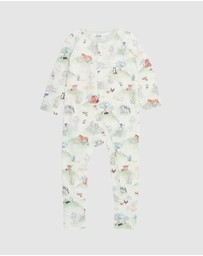 Bebe by Minihaha - Hunter Organic LS Zipsuit - Babies