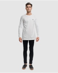 DVNT - Classic Embroidery Long Sleeve Tee