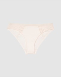 Passionata - Gardenia Lace Trim Low Rise Bikini Brief