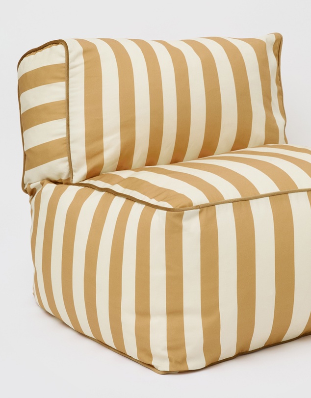 Phile - Striped Toddler Lounger - Marigold