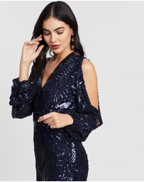 Alabaster The Label - Luminescence Sequin Sleeve Dress