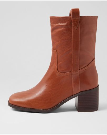 DK RUM-DK BROWN HEEL