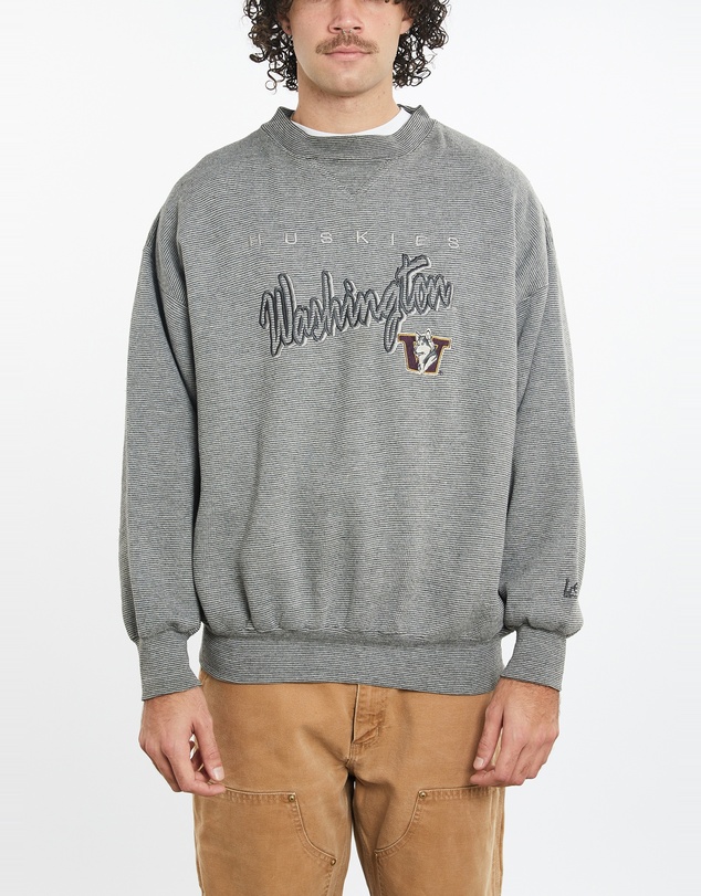 Vintage by The Real Deal - Pre Loved - 90s NCAA Washington Huskies Sweatshirt
