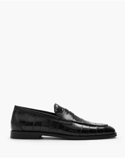 Aquila - D'ORO Collection - Caine Eel Penny Loafers