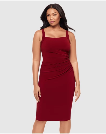 Miraclesuit Shapewear - Diva Bodycon Sleeveless Midi Shaping Dress
