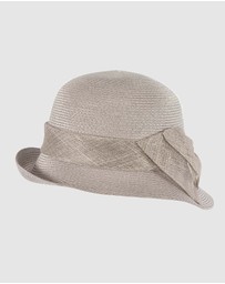 Max Alexander - Summer Silver Cloche Hat