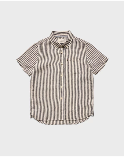 Academy Brand - Kids Hampton Linen SS Shirt