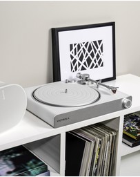 Victrola - Victrola Stream Pearl Wi-Fi & Bluetooth Turntable - White/Silver