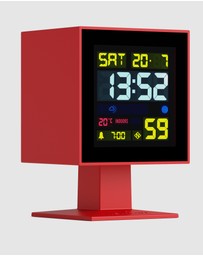 Newgate - Newgate Monolith Lcd Alarm Clock Fire Engine Red