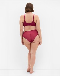 City Chic - Poppy Hi Waist Cheeky Brief
