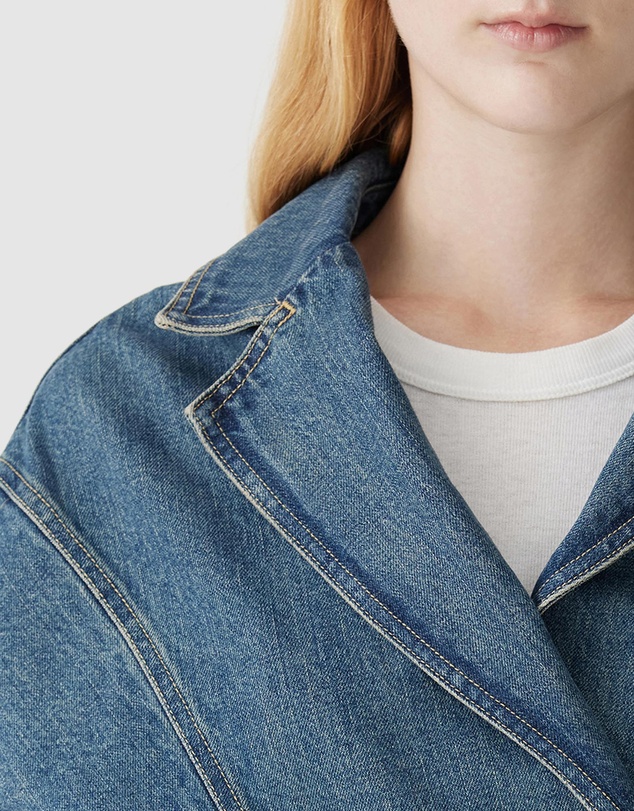 Bassike - Denim Wrap Jacket