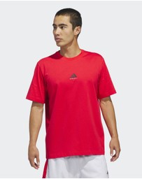 adidas Performance - adidas Basketball Graphic Tee Mens