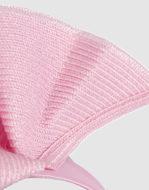 Max Alexander - Large Wavy Pink Racing Fascinator