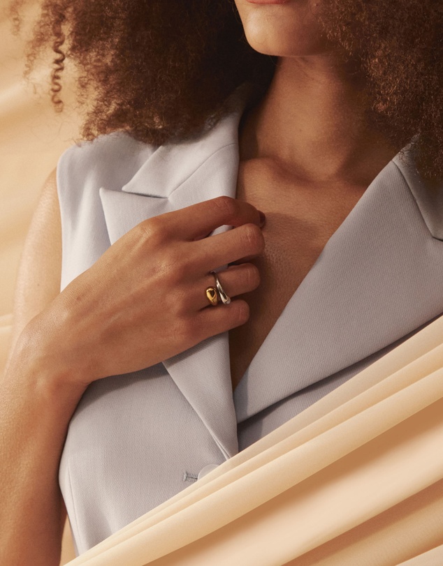 Forcast - Millicent Mixed Metal Ring