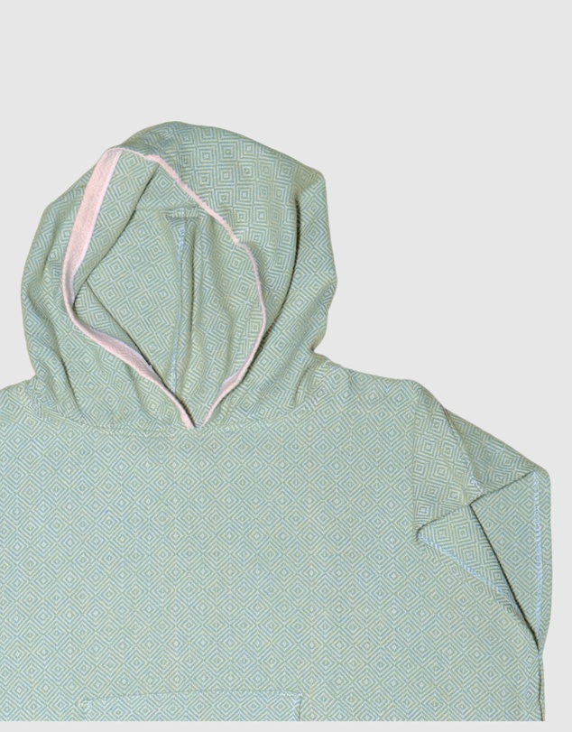 Tolu Australia - Adult Hooded Beach Towel in Green – Quick-Dry Swim Poncho for Swimming & Surfing