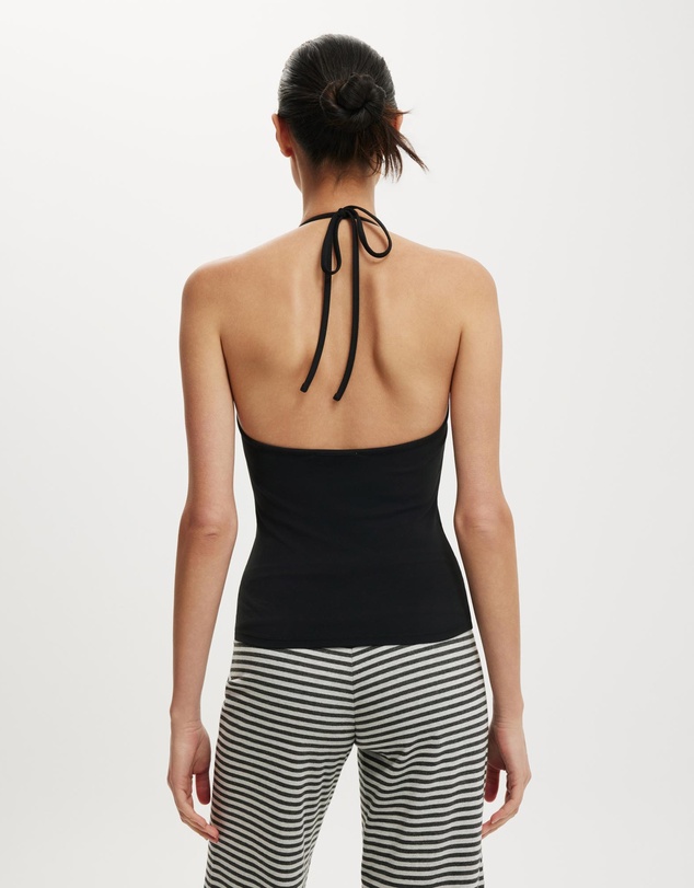 Cotton On - Hold Me Tie Halter Top