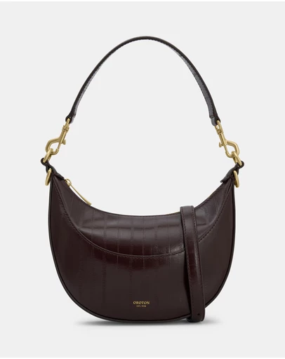 Oroton - Florence Small Textured Shoulder Bag