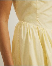 Atmos&Here - Dani One Shoulder Poplin Maxi Dress