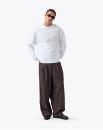 Zanerobe - Pinstripe Mega Pant Choc Stripe
