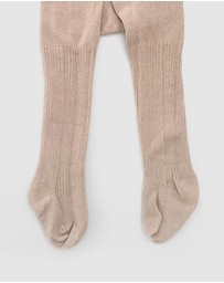 WITH LOVE FOR KIDS - Half Patterned Tights - Babies - Kids