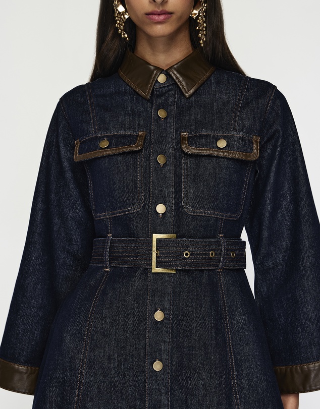 MOS The Label - Nia Denim Midi Dress