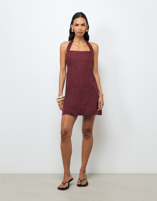 AERE - Lylah Linen Mini Dress