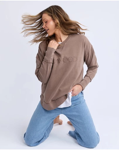 Foxwood - Simplified Crew Chocolate Brown