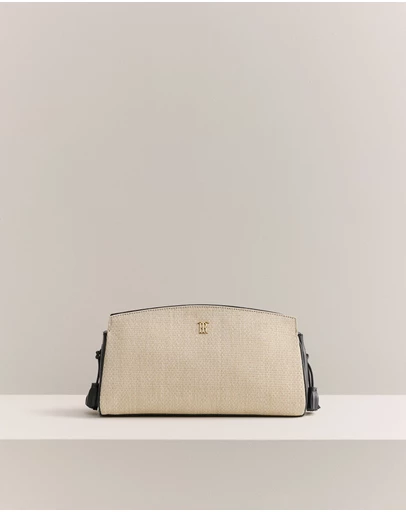 Trenery - Vionne Woven Pouch in Black