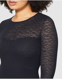 Nancy Ganz - Lace Supreme Long Sleeve Bodysuit