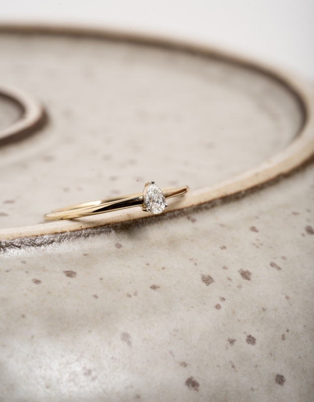 Luna Rae - Solid Gold - Grace Ring