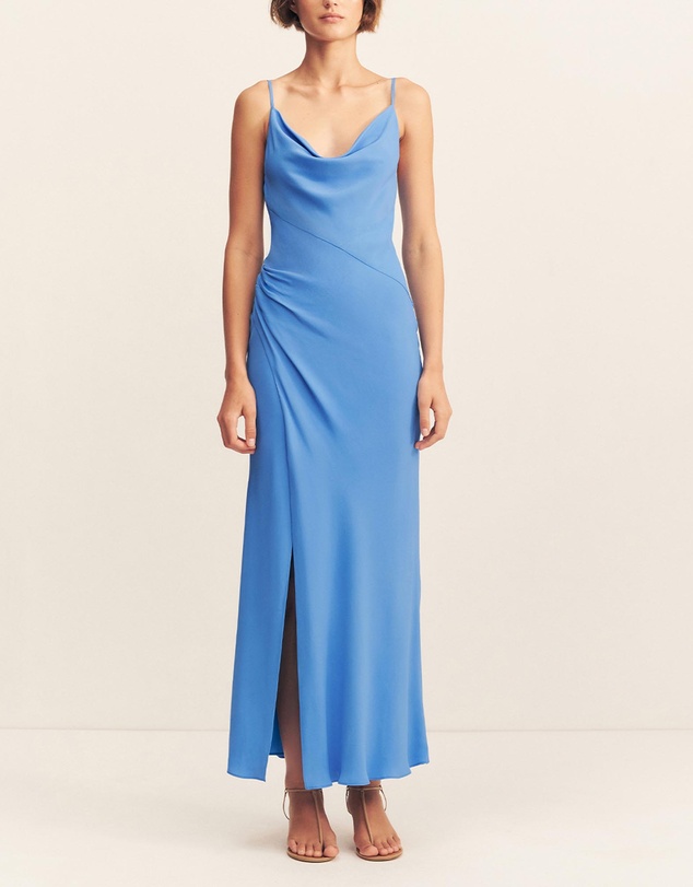 Pierce Cowl Neck Midi Dress by Shona Joy Online | THE ICONIC | Australia