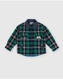 Goldie + Ace - Check Padded Shacket - Babies-Kids