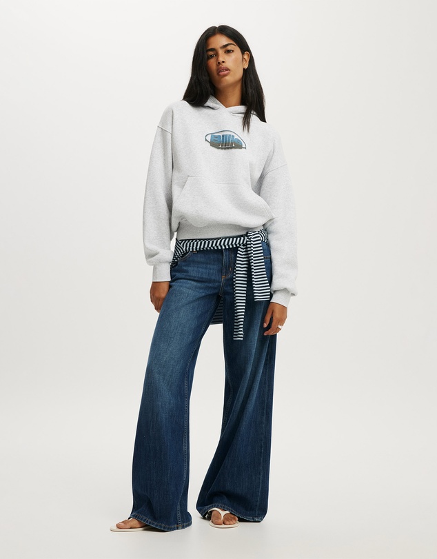 Cotton On - Boxy License Graphic Hoodie