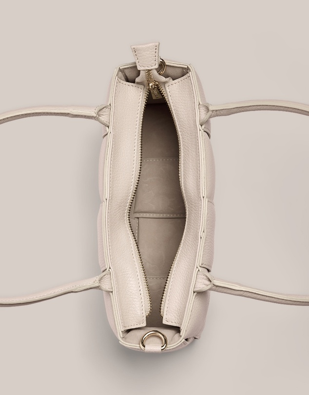 VESTIRSI - Margot Ivory Woven Baguette