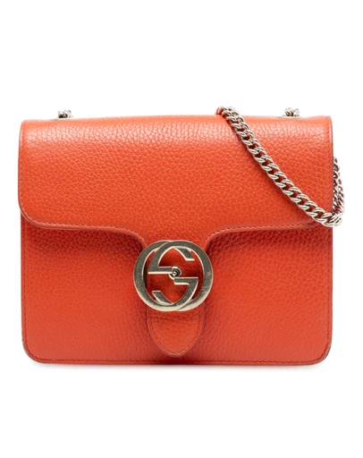 Pre-Loved by Azura Reborn - Pre-Loved Small Dollar Calfskin Interlocking G Crossbody