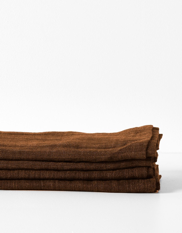 Aura Home - Vintage Pure Linen Napkin Set of 4