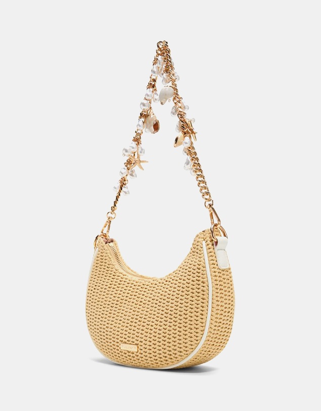 ALDO - Beachglow Pearl Shell Charm Shoulder Bag