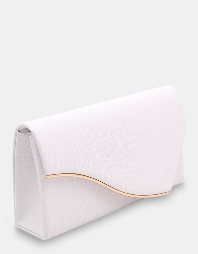 Morgan & Taylor - Jordana Clutch in White