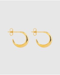Najo - La Muse Yellow Gold Stud Earrings