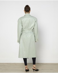 Cirkular - Pre-Loved - Source Unknown Faux Leather Trench