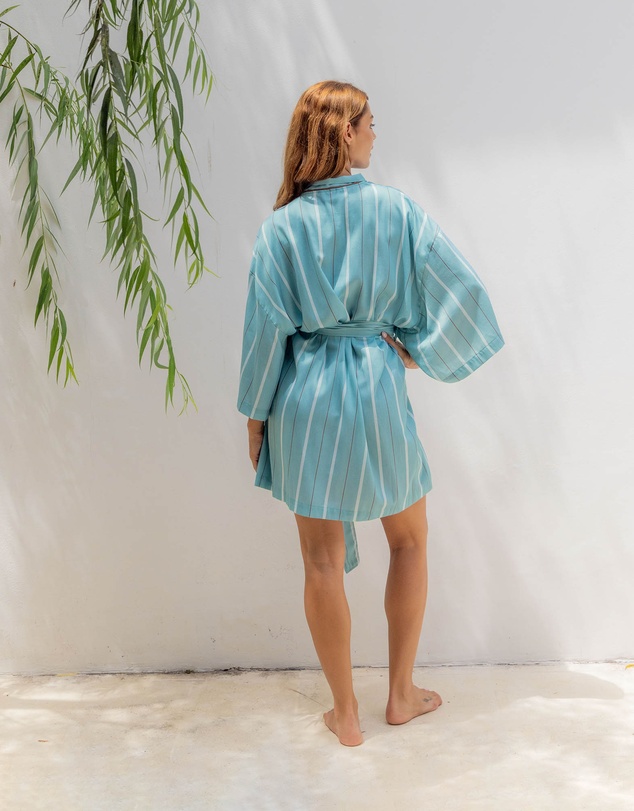 Linen House - Monday Stripe Robe