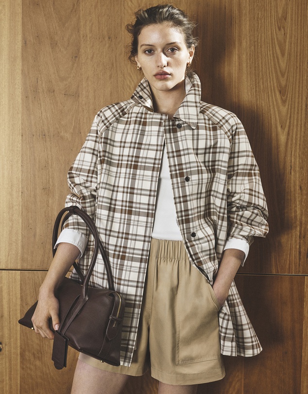 Country Road - Plaid Swing Coat