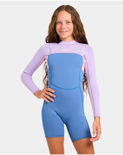 Roxy - Girls 2 to 16 2/2mm Prologue+ Long Sleeve Springsuit
