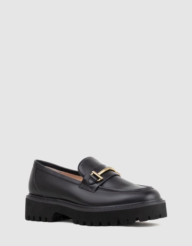 Edward Meller - GAVREL Chunky Moccasin with Bar Trim