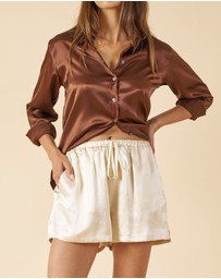 CAMIXA - Lulu Silk Shorts