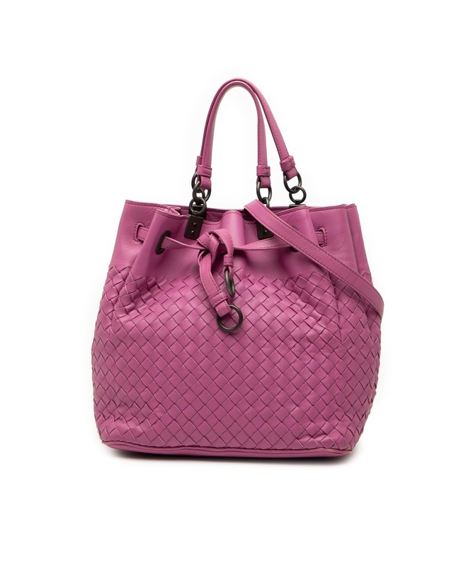 Pre-Loved by Azura Reborn - Pre-Loved Nappa Intrecciato Bucket Bag