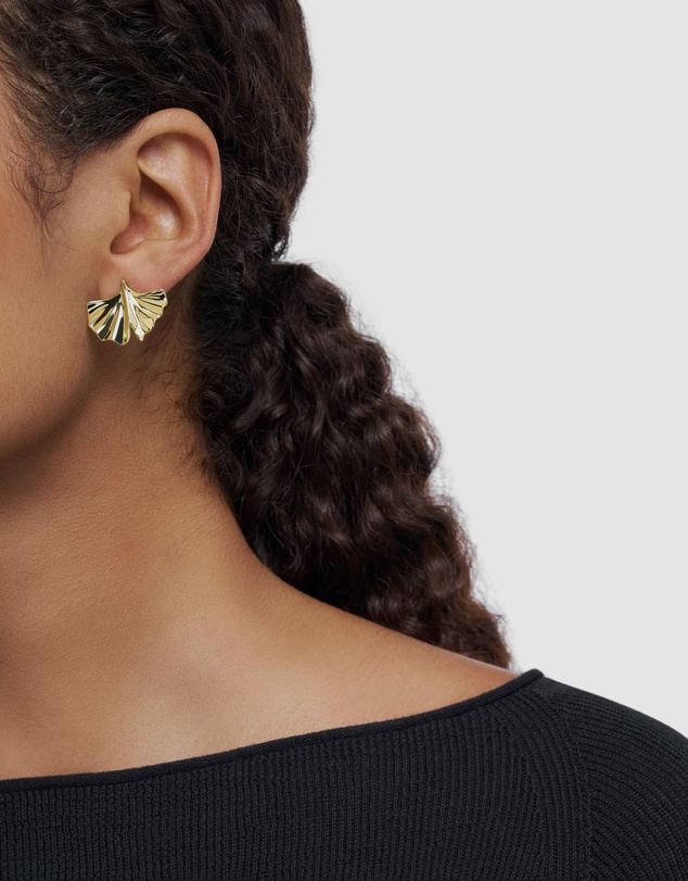 Emporio Armani - Emporio Armani Gold-Tone Earring